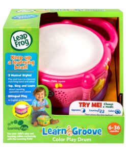 LeapFrog Learn & Groove Color Play Drum Bilingual, Pink (Amazon Exclusive) 21 71nd0E1dUL 2
