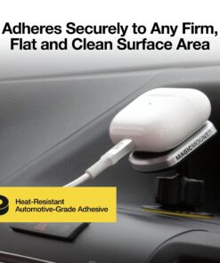 Scosche MPDB MagicMount Pro Magnetic Car Phone Holder - Magnetic Phone Mount for Car Dashboard, Desk, & Flat Surfaces - 360 Degree Adjustable Head - Universal Dash Mount for All Cell Phones & Tablets 1 Pack 25 71ndO9N0kUL