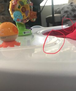 Joovy Spoon Baby Walker & Activity Center Featuring Three Adjustable Heights, Tough Luggage Grade Seat Material, and 30 lb Weight Capacity - JPMA Safety Certified (Red) Red 35 71neqwvRTL