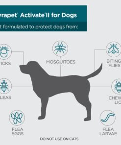 Activate II Flea and Tick Prevention for Dogs | 4 Count | Small Dogs 4-10 lbs | Topical Drops | 4 Months Flea Treatment 28 71nf3hdyZqL 1