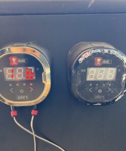 iDevices iGrill 2 Bluetooth Smart Meat Thermometer w/2 Color-Coded Meat Probes, 200-Hour Battery Life, Illuminated Display and LED Temperature Readout 39 71nfzSFhYSL 1