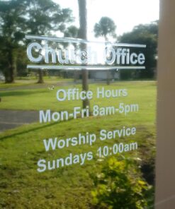 Custom Business Hours Window Decal - 10.5"x13.5" - Vinyl Custom Lettering, Glass Door Sign - Free Squeegee - Easy Install Manual 32 71ng8Oe7FmL