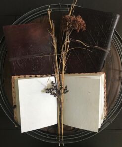 AzureGreen DOUBLE DRAGON Blank Page BOOK Handcrafted Leather Writing Unlined 5 x 7 JOURNAL (Brown) 44 71ngEsIvCL