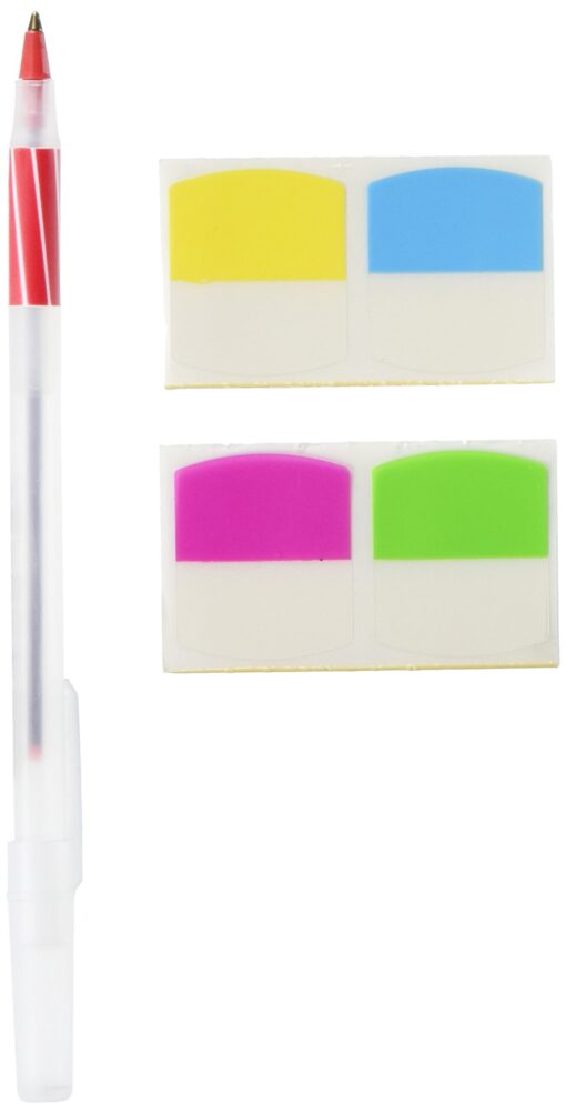 Redi-Tag Write-On Removable Index Tabs, 1-1/16 x 1-1/4 Inches, 48 Tabs per Pack, 4 Assorted Colors, 1-Pack (33148) (RTG33148) 48 Count (Pack of 1)