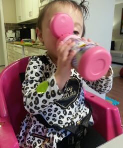 THERMOS Vacuum Insulated Stainless Steel 10-Ounce Straw Bottle, Minnie's Bow-Tique 12 71nhvAqzW8L