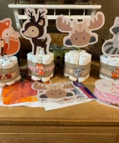 Woodland Creatures - Animal Shaped Decorations DIY Baby Shower or Birthday Party Essentials - Set of 20 26 71niJe4Db8L