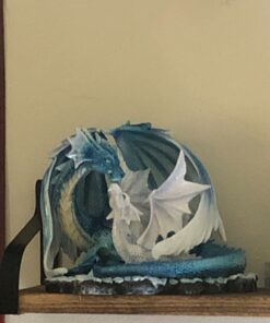 StealStreet SS-G-71533 Light Blue Dragon Mom with White Baby Statue Figurine, 7" 30 71nkDZ9skjL