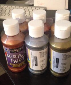 Sargent Art Acrylic Paint, 6 Count x 4 Ounce, Assorted Colors, Non-Fading, Rich Vivid Pigments, Brilliant Matte Finish, Fast Dry Formula, Non-Toxic 35 71nkH73Mb1L