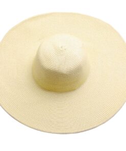 Ayliss Women Floppy Derby Hat Wide Large Brim Beach Straw Sun Cap One Size Style #1 Beige 8 71nkqg Z2vL