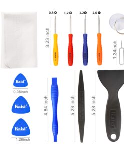Kaisi Professional Electronics Opening Pry Tool Repair Kit with Metal Spudger Non-Abrasive Carbon Fiber Nylon Spudgers and Anti-Static Tweezers for Cellphone iPhone Laptops Tablets and More, 20 Piece 32 71nlSeZe38L