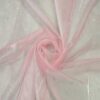 VDS Blush Pink Organza Fabric, 45 Yards Continuous, 45” Wide, Wedding Party Decoration Iridescent Crystal Sheer Shiny Organza Tulle Bridal Dress DIY Crafts Costume Sewing Backdrop Arch Cloth 45 Yard 2 71nmBReXfML