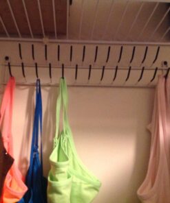 Huji Wall Mount Tie and Belt Rack Organizer, White (1 Pack) 1 31 71nmJN D2wL