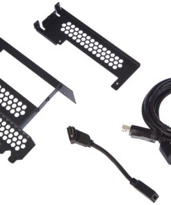 CableMod Vertical PCI-e Bracket (Black, HDMI + DisplayPort) 3.0 edition HDMI + DisplayPort Vertical Bracket 23 71nmTpLGK9L
