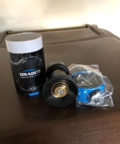 Heavy Duty Brass Fireman Style Hose Nozzle - Fits All Standard Garden Hoses - Best High Pressure Sprayer to Wash Your Car or Water Your Garden – Leak Proof - 30 Day No-Hassle Guarantee 53 71nmyByFboL