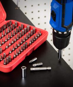 NEIKO 10048A Security Bit Set 100-Piece Set Cr-V Steel 1/4-inch Adapters Phillips Slotted Hex Torx Star Tamperproof Pozi Square Spanner Torque Tri-Wing Clutch Spline Screwdriver Bit 100 Piece 30 71nnHW62jFL