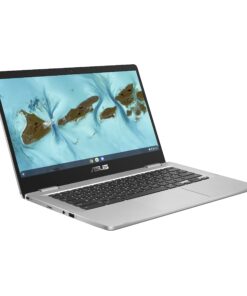 ASUS C424MA-AS48F Chromebook C424, 14.0" 180 Degree FHD NanoEdge Display, Intel Dual Core Celeron Processor, 4GB LPDDR4 RAM, 128GB Storage, Silver Color, C424MA-AS48F Celeron | 4GB | 128GB 15 71nnnlWc9L