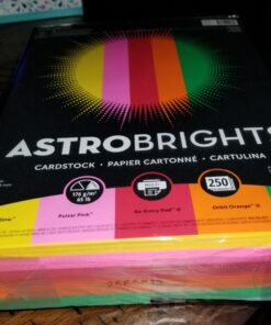 Neenah Paper 21003 Color Cardstock, 65lb, 8 1/2 x 11, Assorted, 250 Sheets Multi-colored Stock 26 71noWVSntGL