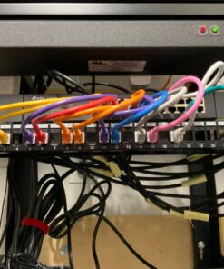 Cable Matters Rackmount or Wall Mount 1U 24 Port Keystone Patch Panel with Cable Management and Support Bar (19-inch Blank Patch Panel for Keystone Jacks/Keystone Panel) 1U (24-Port) 43 71noa26w4EL