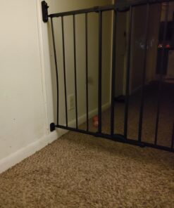 Toddleroo by North States 47.85" Wide Easy Swing & Lock Baby Gate - Series 1: Ideal for Wider Areas and stairways. Hardware Mount. Fits Openings 28.68" - 47.85" Wide (31" Tall, Matte Bronze) 53 71noqjHMyJL