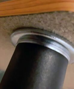 FURINNO Turn-N-Tube 5-Tier Corner Square Rack Display Shelf, Round, Espresso/Black Round Tube 41 71npLJff9hL