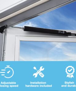 Wright Products V820AFB Light Duty Pneumatic Screen and Storm Door Closer Florida Bronze 23 71npZPbEAL