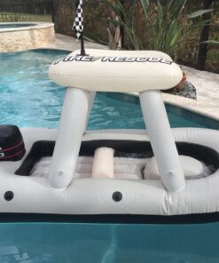 Swimline Fireboat Squirter Inflatable Pool Toy Red/White, 60 X 33 X 32" Fireboat Pool Squirter (Red) 15 71nptzvjGvL