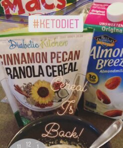 Diabetic Kitchen Cinnamon Pecan Granola Cereal - Low Carb Snacks w/Prebiotics & No Added Sugar - No Erythritol, 3 Net Carbs & Gluten-Free 33 71nq Nn9oLL 1