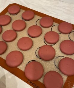 Silpat Perfect Macaron Non-Stick Silicone Baking Mat, 11-5/8" x 16-1/2", Orange 69 71nqqePHrIL