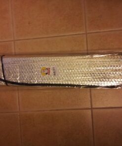 Big Hippo Front Car Sunshade Windshield-Jumbo/Standard Sun Shade Keeps Vehicle Cool-UV Ray Protector Sunshade-Easy to Use Sun Shade-Silver(55.16"X 27.5") Silver 55.16"*27.5" 48 71nr1yUno4L