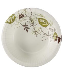 Dixie Ultra Heavy-Weight 12 oz. Paper Bowl by GP PRO (Georgia-Pacific), Pathways, SX12PATH, 1,000 Count (125 Bowls Per Pack, 8 Packs Per Case) Off-White 1000 ct 8 71nt7ZZuYL