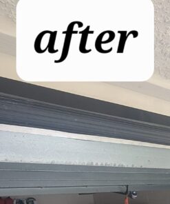 BOWSEN Garage Door Bottom Seals Weatherproof Weatherstrip Threshold Buffering Sealing High Performance EPDM Rubber Weather Resistance Gasket Black 1/4 Inch T-End, 16FT Long 16 FT Black (1/4" T-Channel End) 51 71ntRnesyfL