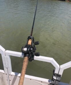 Scotty #284-BK Baitcaster/Spinning Rod Holder w/ #243 Square Rail Mount , Black 11 71ntfNMSrKL