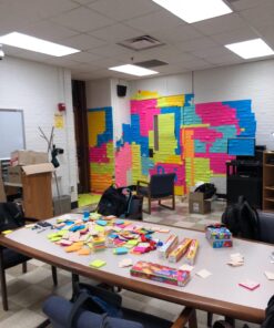 Post-it Super Sticky Notes, 3x3 in, 24 Pads, 2x the Sticking Power,Energy Boost Collection, Bright Colors (Orange, Pink, Blue, Green), Recyclable 62 71ntkqMY5mL