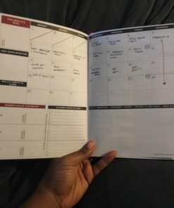 Law of Attraction Life & Goal Planner - A 30 Day Journey Creating Your Dream Life - Personal Gratitude Journal, Week Success Planner, and Stickers Purple (30-day) 39 71nttudOMQL