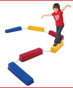 edxeducation Step-a-Logs - Supplies for Physical Play - Indoor and Outdoor - Exercise and Gross Motor Skills - Stackable - Build Coordination 19 71nu1JyiNBL
