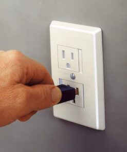 Mommy's Helper Safe Plate Self Closing Electrical Outlet Covers, Baby Proofing Safety Wall Socket Plate, Automatic Sliding Cap Cover Standard Wall Outlet Cover, White 10 71nu5cEqP2L