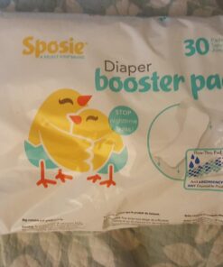 Sposie Diaper Booster Pads - Diaper Pads Inserts Overnight, Cloth Diaper Inserts and Overnight Diapers Size 4-6, Diaper Liners Baby Products 62 71nuHAxODXL