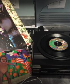 Jensen JTA-230 3 Speed Stereo Turntable with Built in Speakers, Aux in, Vinyl to MP3 Converting/Encoding Classic 35 71nuZa0auuL