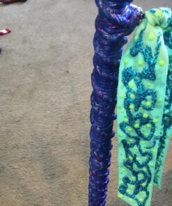 Ravenox Natural Twisted Cotton Rope | Made in The USA | Strong Triple-Strand Cordage for Sports, Décor, Pet Toys, Crafts, Macramé & Indoor Outdoor Use| by The Foot & Diameter (Multiple Color) Lime Glitter 1/4 Inch x 10 Feet 23 71nvH81IIL