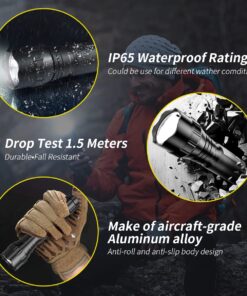 WINDFIRE Waterproof Green Light LED Coyote Hog Hunting Light Lamp Tactical Flashlight Torch with Pressure Switch and Rail Rifle Mount for Picatinny 26 71nvNuCU8yL