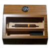 La Madera Cigars Glass and Wooden Cigar Humidor Cigar Box Holds 50 Cigars Lightweight Durable Desktop Humidor 28 71nvSar7mBL