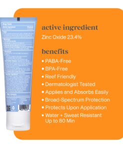 Thinksport SPF 50 Mineral Sunscreen – Safe, Natural Sunblock for Sports & Active Use - Water Resistant Sun Cream –UVA/UVB Sun Protection – Vegan, Reef Friendly Sun Lotion, 3 Fl Oz (Pack of 1) 3 Fl Oz (Pack of 1) 28 71nwo062B2L