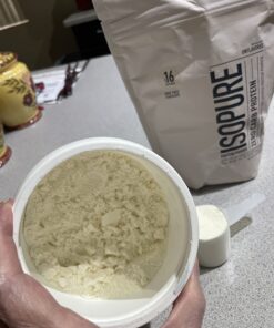 Isopure Unflavored Protein, Whey Isolate, 25g Protein, Zero Carb & Keto Friendly, 2 Ingredients, 16 Servings, 1 Pound (Packaging May Vary) 36 71nwxcEQaqL