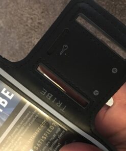 TRIBE Water Resistant Cell Phone Armband Case Running Holder for iPhone Pro Max Plus Mini SE (13/12/11/X/XS/XR/8/7/6/5) Galaxy S Ultra Plus Edge Note (21/20/10/9/8/7/6/5) Adjustable Strap & Key Pocket Black S: iPhone Mini/8/7/6/5/4/3/SE/Galaxy Mini 46 71nxsPkZrrL