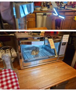 Oster Toaster Oven, 7-in-1 Countertop Toaster Oven, 10.5" x 13" Fits 2 Large Pizzas, Stainless Steel Convection Oven 29 71nyR8ce31L