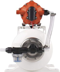 SeaFlo Marine Water Pump 12 V DC 60 PSI 5.5 GPM 2 Gallon Accumulator Tank System 7 71nySYWtDGL