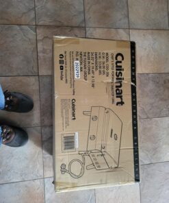 Cuisinart CGG-306 Chef's Style Portable Propane Tabletop 20,000, Professional Gas Grill, Two 10,000 BTU Burners, Stainless Steel Professional Gas Grill, Two-Burner, Stainless Steel 28 71nyeAeC4LL