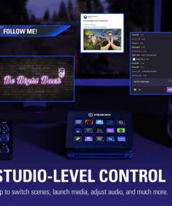 Elgato Stream Deck Classic - Live production controller with 15 customizable LCD keys and adjustable stand, trigger actions in OBS Studio, Streamlabs, Twitch, YouTube and more, works with PC/Mac 37 71nyypD IkL