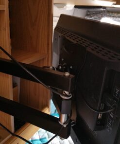 Mount-It! Full Motion TV Wall Mount With Articulating Arm | Tilt, Swivel, and Rotation Motion Mount | Flat Screen Bracket for 23-55” | VESA Compatible up to 400x400 | 66 lbs Capacity 35 71o MybYA L