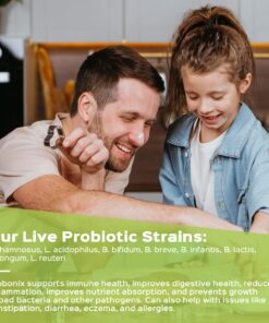 Probonix Kids Probiotic for Toddlers and Children, Organic, Non-GMO Liquid Probiotic Drops, 8 Live Probiotic Strains to Support Gut Health for Toddlers and Children - 1 Month Supply, Grape Children's Grape 20 71o Qq2s2GL